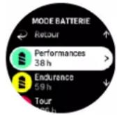 SUUNTO Race - Gestion d'énergie de la batterie - 3