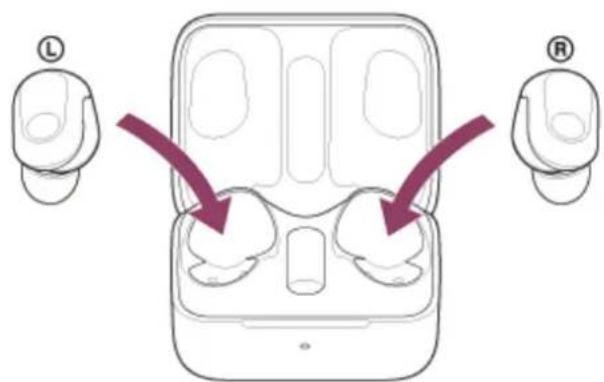 SONY INZONE Buds - Entrez en mode de pairage sur le casque. - 1