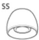 SONY INZONE Buds - Embouts d'oreillettes en caoutchouc de silicone hybride - 1