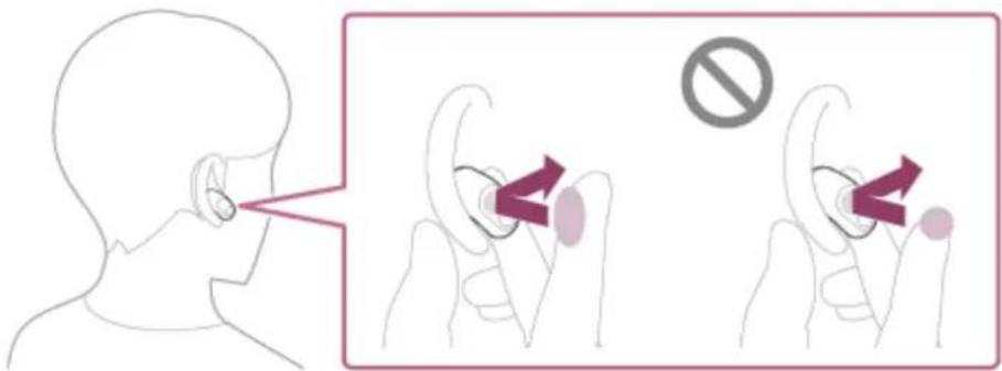 SONY INZONE Buds - À propos du capteur tactile - 2