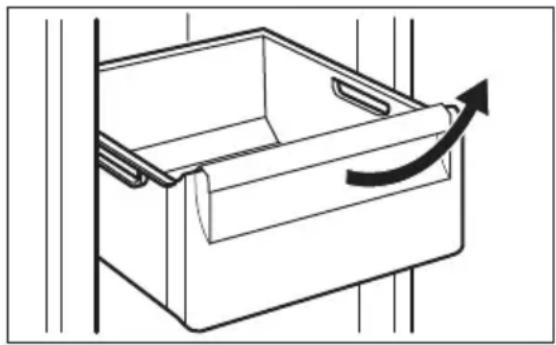 ELECTROLUX EAT6HE59U0 - Removing and installing the freezer drawers - 1