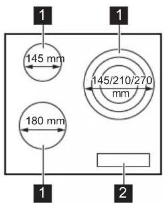 1 145 mm 180 mm 145/210/270 mm 1 2