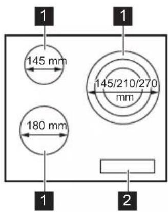 1 145 mm 180 mm 145/210/270 mm 1 2