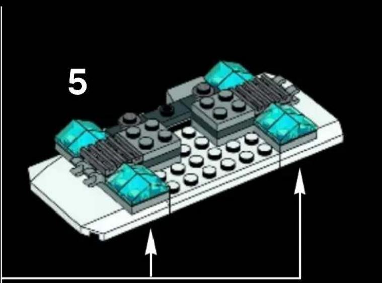 3D architectural diagram of a building complex with multiple green-tinted roofs and circular base structures, no text or symbols.