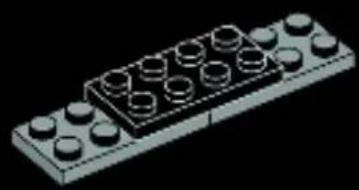 3D illustration of a LEGO base with multiple circular indentations (no text or symbols).
