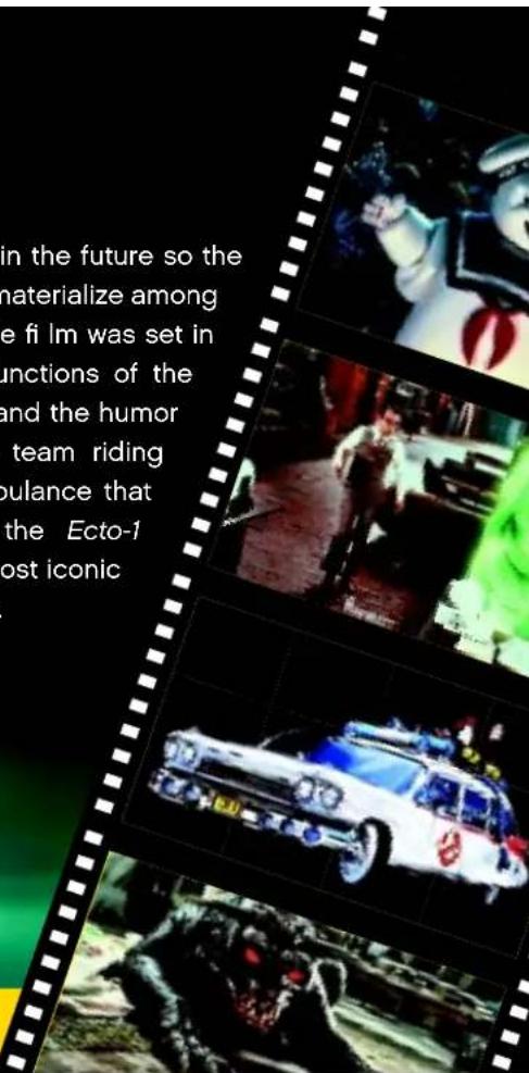 In the future, the film was set in functions of the humor team riding an ambulance that the Ecto-1 most iconic materialize among