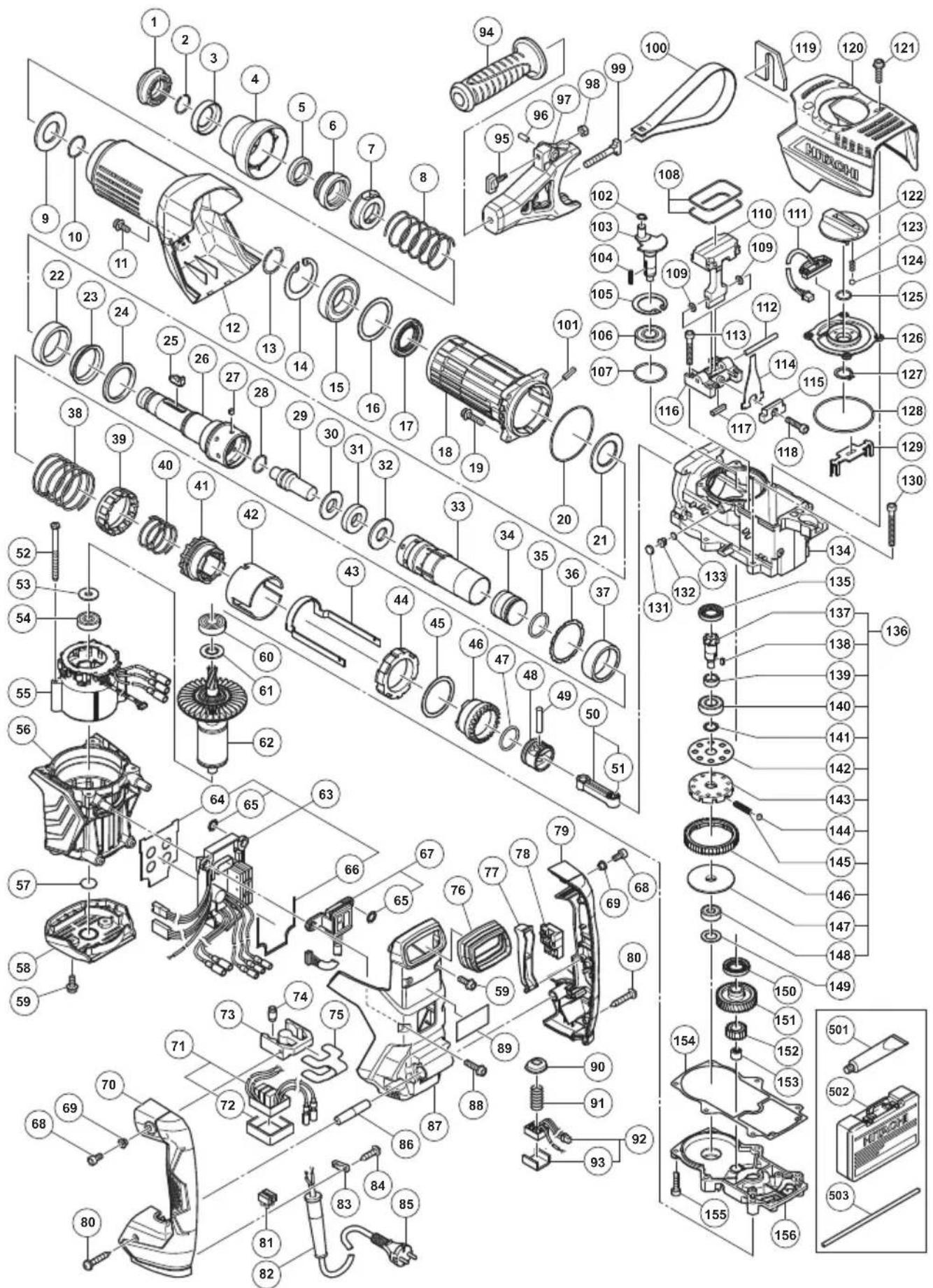 HITACHI DH45ME - NOTA: - 3