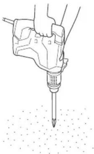 HITACHI DH45ME - Calentamento (Fig. 12) - 1