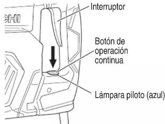 HITACHI DH45ME - Uso del boton de operation continua - 1