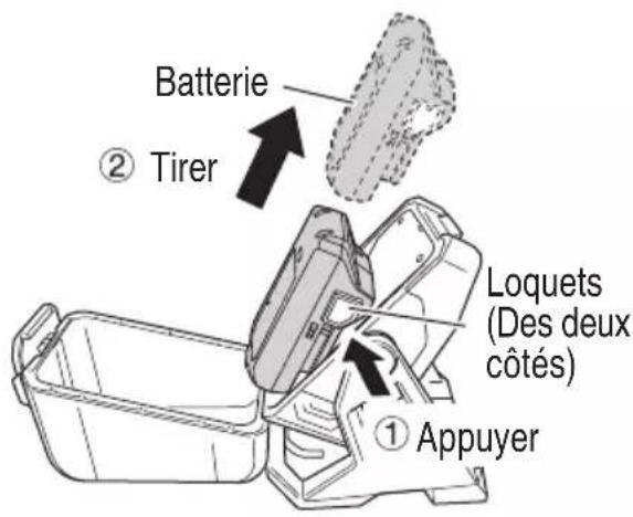 METABO UB18DBQ4 - MÉTHODE DE RETRAIT ET D'INSTALLATION DE LA BATTERIE - 2
