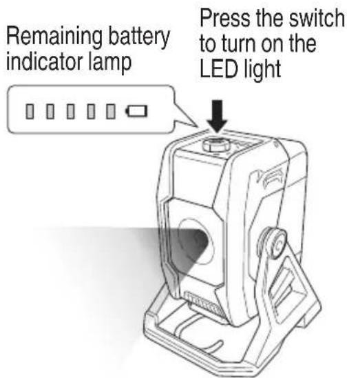 METABO UB18DBQ4 - About remaining battery indicator - 1