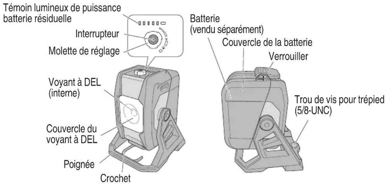 METABO UB18DBQ4 - Lampe de travail sans fi I (UB18DB) - 1