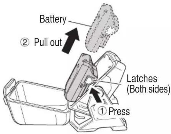 METABO UB18DBQ4 - REMOVAL AND INSTALLATION METHOD OF BATTERY - 2