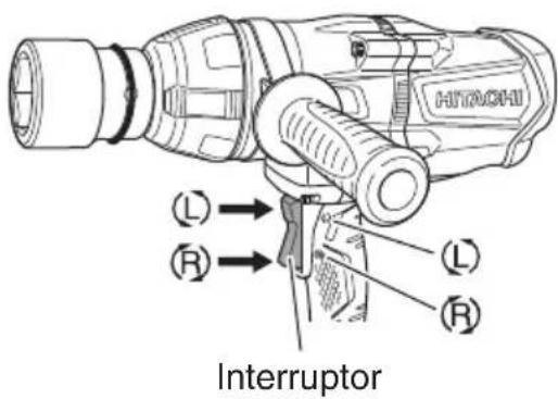 HITACHI WR22SE - Operación del interruptor (Fig. 5) - 3