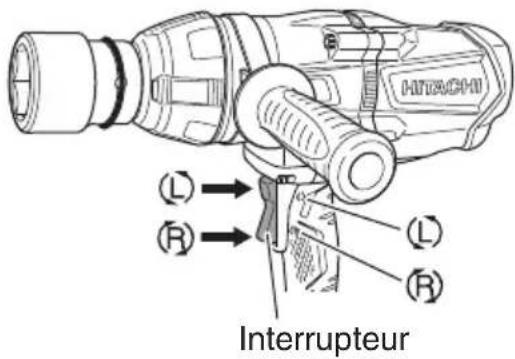 HITACHI WR22SE - Fonctionnement de l'interrupteur (Fig. 5) - 3