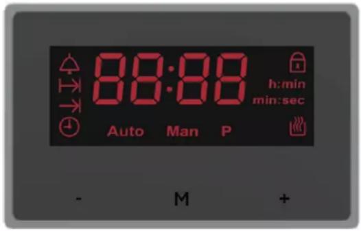 88:88 h:min min:sec Auto Man P - M +