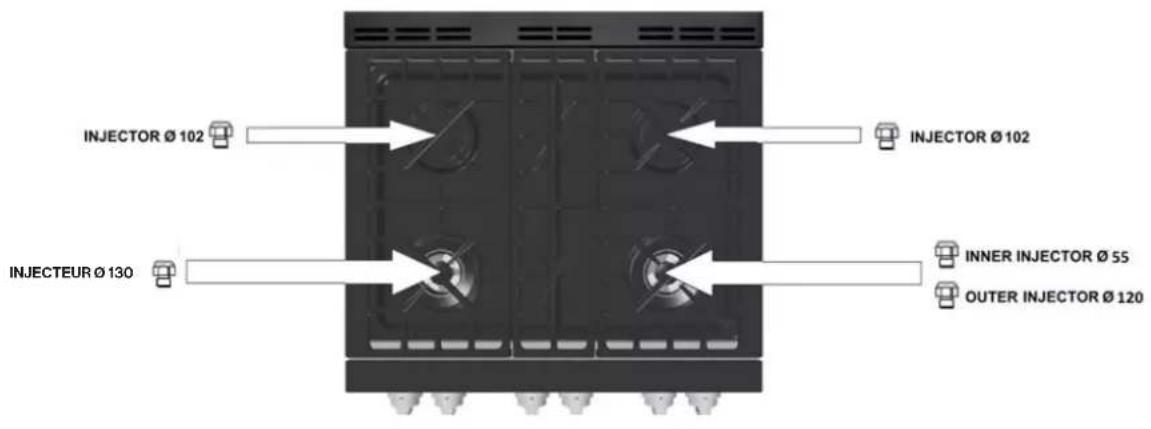 Forza FR304SE - 30" Range-Cooktop - 1