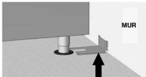 Forza FR304SE - Pour vérifier que le support anti-basculement est installé et engagé: - 3