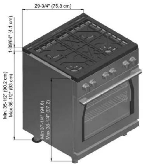 Forza FR304SE - Product Dimensions - 1