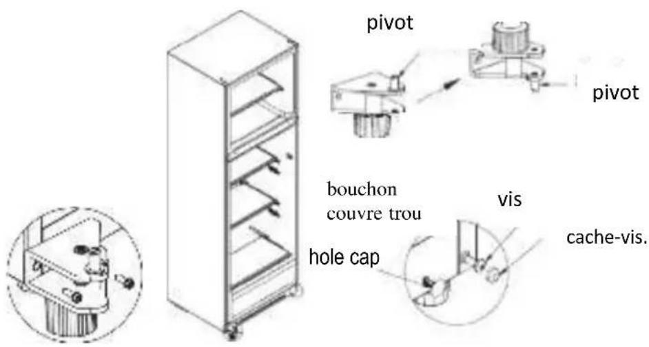 pivot pivot bouchon couvre trou vis cache-vis. hole cap