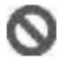 Glem Gas GRF294IX - Symbole d'interdiction - 1