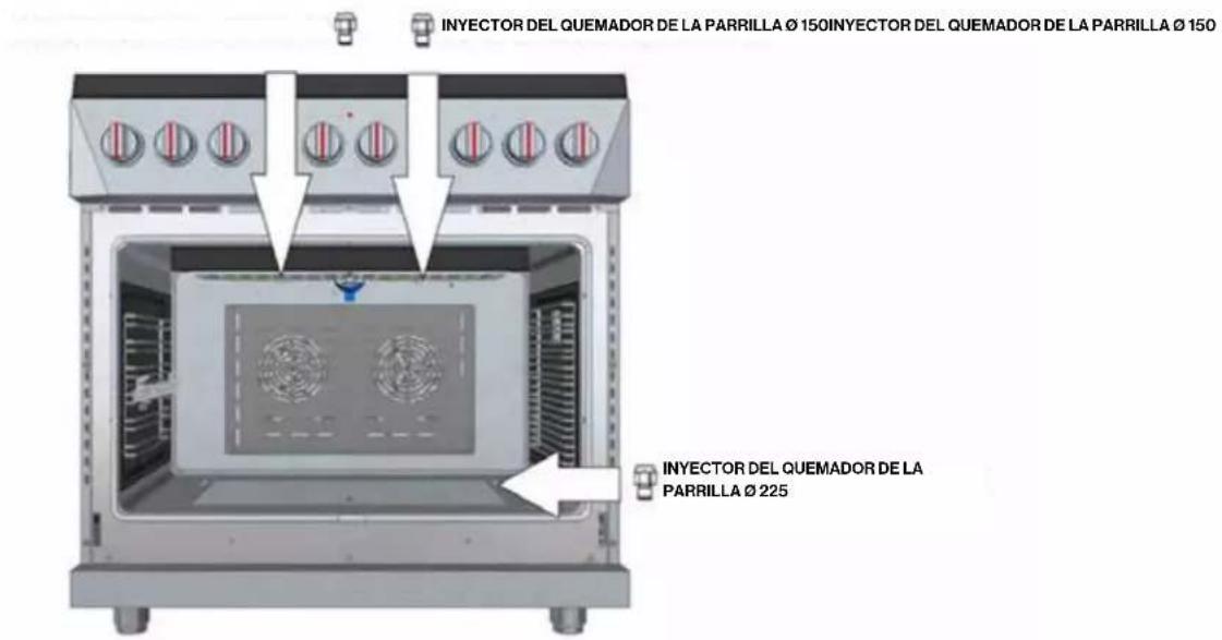 Forza FR366GN - Horno - cocina de 36" Range - 1