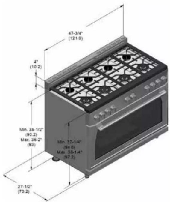 Forza FR304GN - Product Dimensions - 3