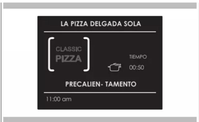 Forza FOSP30S - Si el valor de tiempo se modifica y no se guarda rápidamente, al final de la receta aparece un mensaje que pregunta si se desea guardarla. - 1