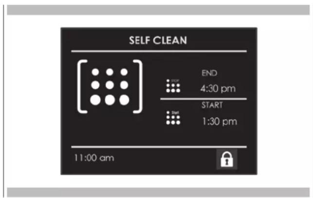 Forza FOSP30S - To Set the Self-Clean Mode - 1