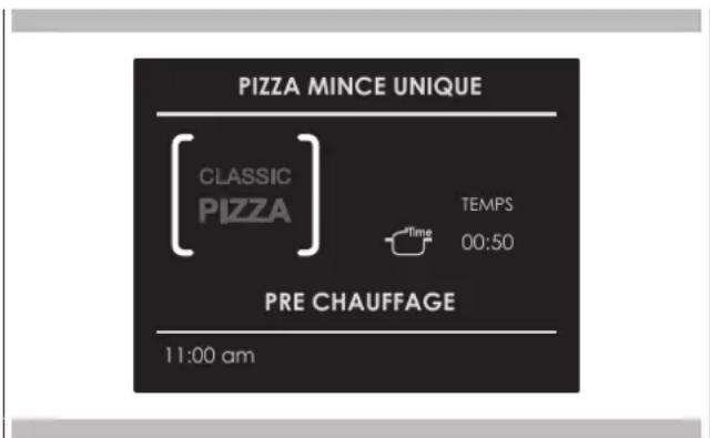 Forza FOSP30S - Sélectionnez une recette « CLASSIC PIZZA » déjà configurée : - 2