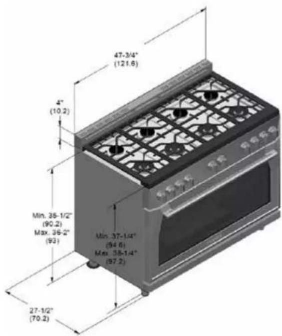 Forza FR488GN - Product Dimensions - 3