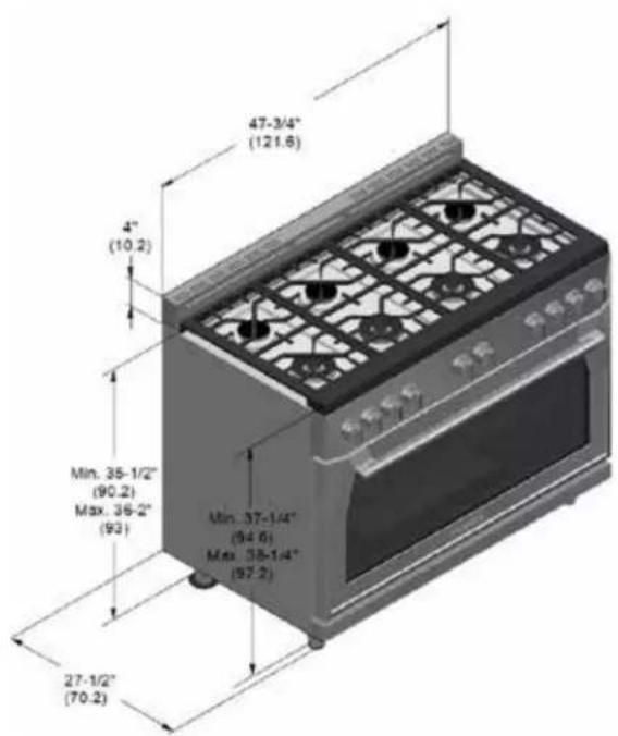 Forza FR488GN - Dimensiones del producto - 3
