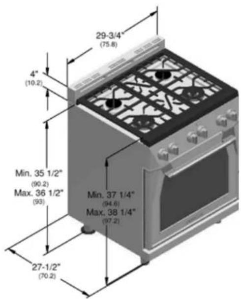 Forza FR488GN - Product Dimensions - 1