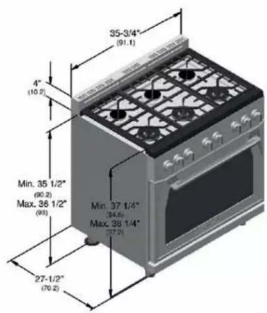 Forza FR488GN - Product Dimensions - 2