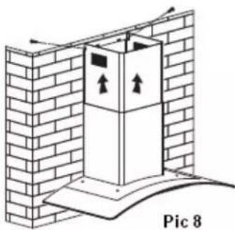 Glem Gas GHS972BK - Method 1(Installation with hook): - 8