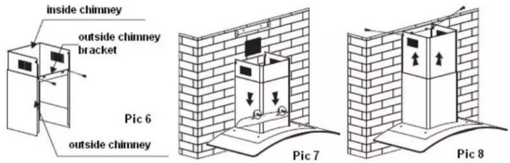 Glem Gas GHS972BK - Method 2(Installation without hook): - 5