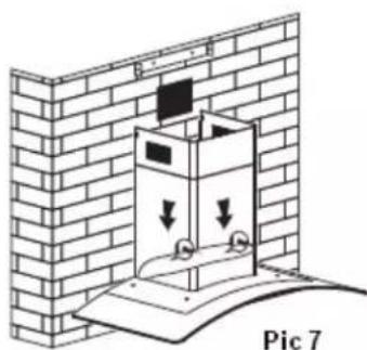 Glem Gas GHS972BK - Method 1(Installation with hook): - 7