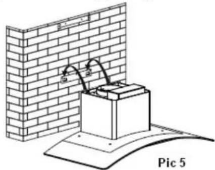 Glem Gas GHS972BK - Metodo 1 (installazione con gancio): - 5