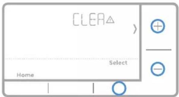 HONEYWELL RTH7560E1001/E - Alerts screen - 5