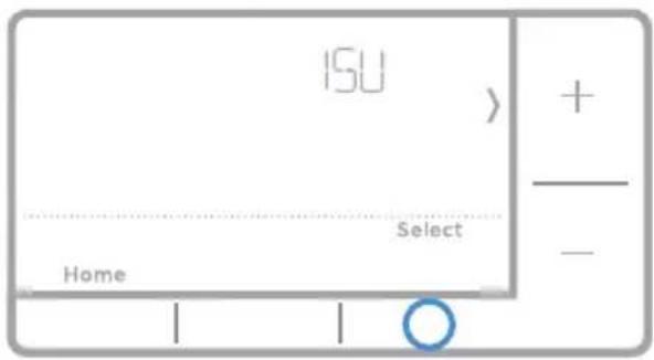 HONEYWELL RTH7560E1001/E - Menu avancé - 2