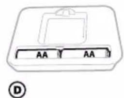 HONEYWELL RTH7560E1001/E - Install batteries. - 4