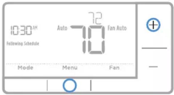 HONEYWELL RTH7560E1001/E - Advanced menu - 1