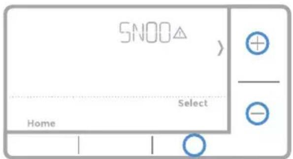 HONEYWELL RTH7560E1001/E - Alert screen - 4