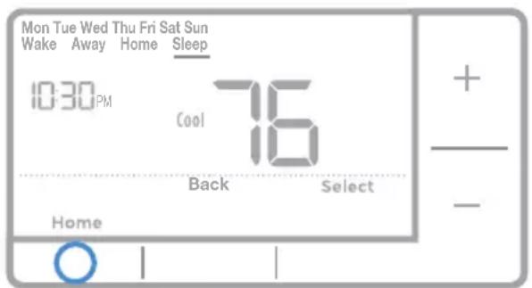 HONEYWELL RTH7560E1001/E - To adjust program schedules - 3