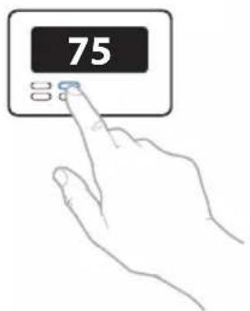 HONEYWELL RTH7560E1001/E - Check that your system is off. - 1