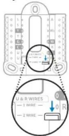 HONEYWELL RTH7560E1001/E - Set R-switch position and insert R-wire or wires. - 4