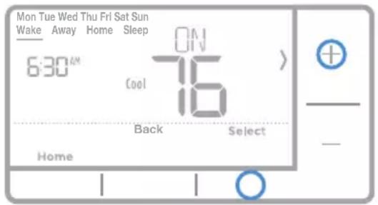 HONEYWELL RTH7560E1001/E - Modes de système : - 1
