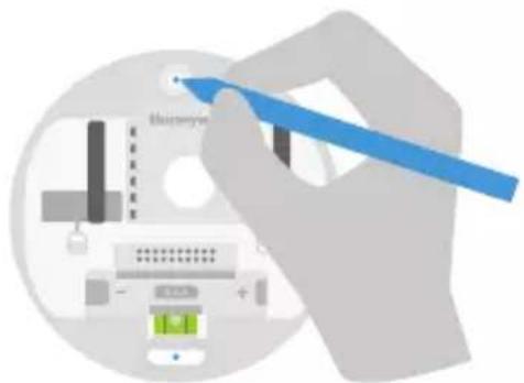 HONEYWELL RCH9310WF - Insert the recommended wall anchors - 2