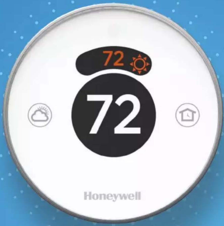 HONEYWELL RCH9310WF - Termostato con conexión WiFi Lyric Round™ - 1