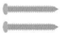 HONEYWELL RCH9310WF - Utilice los tornillos que se suministran para instalar la placa de pared - 1